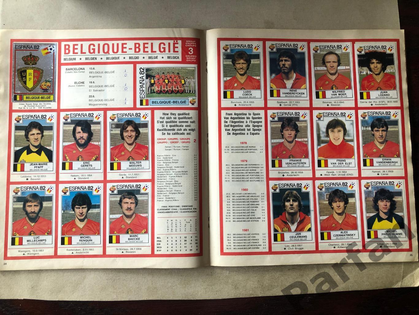 Паніні/Panini Чемпіонат Світу/World Cup 1982 4
