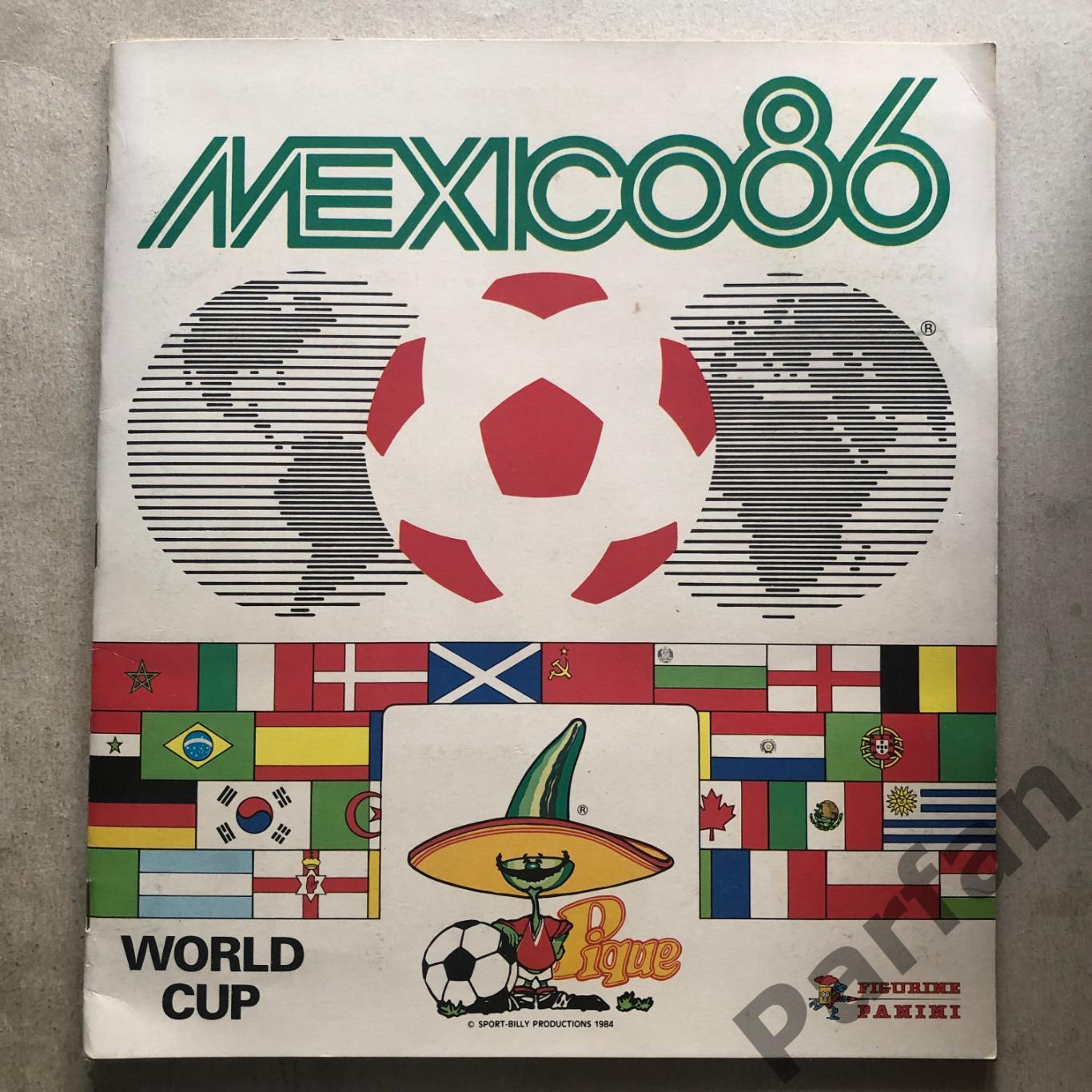 Паніні/Panini Чемпіонат Світу/World Cup 1986