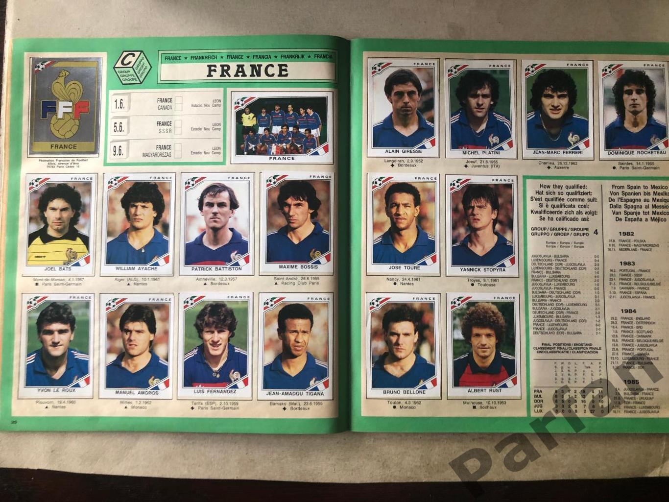 Паніні/Panini Чемпіонат Світу/World Cup 1986 5