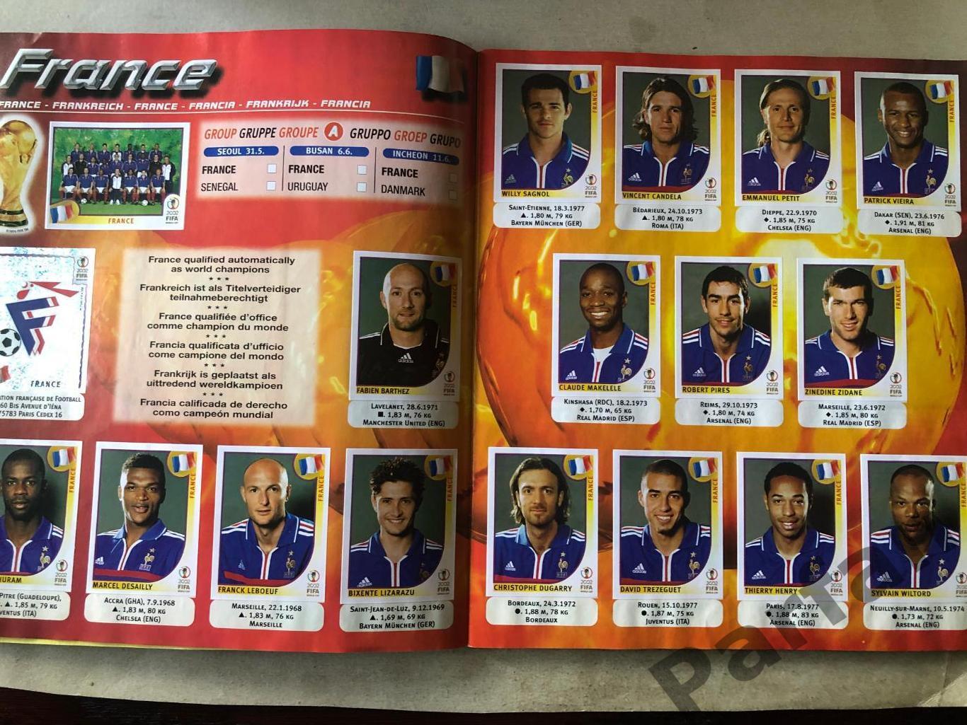 Паніні/Panini Чемпіонат Світу/World Cup 2002 2
