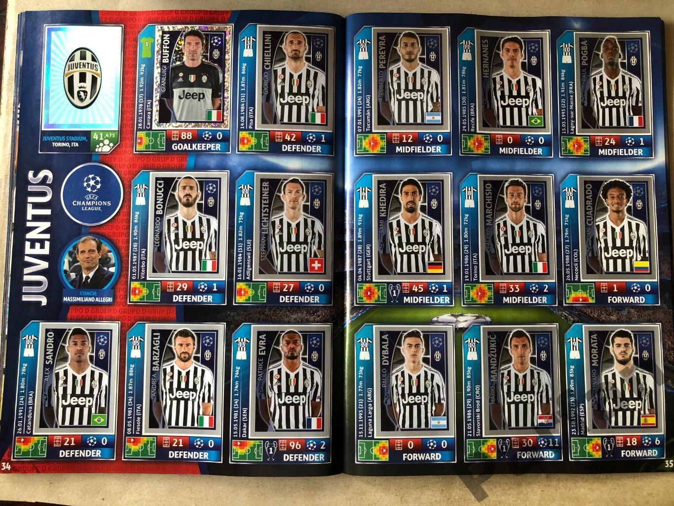 Topps/Panini Ліга Чемпіонів/Champions league 2015/16 Динамо Київ 7