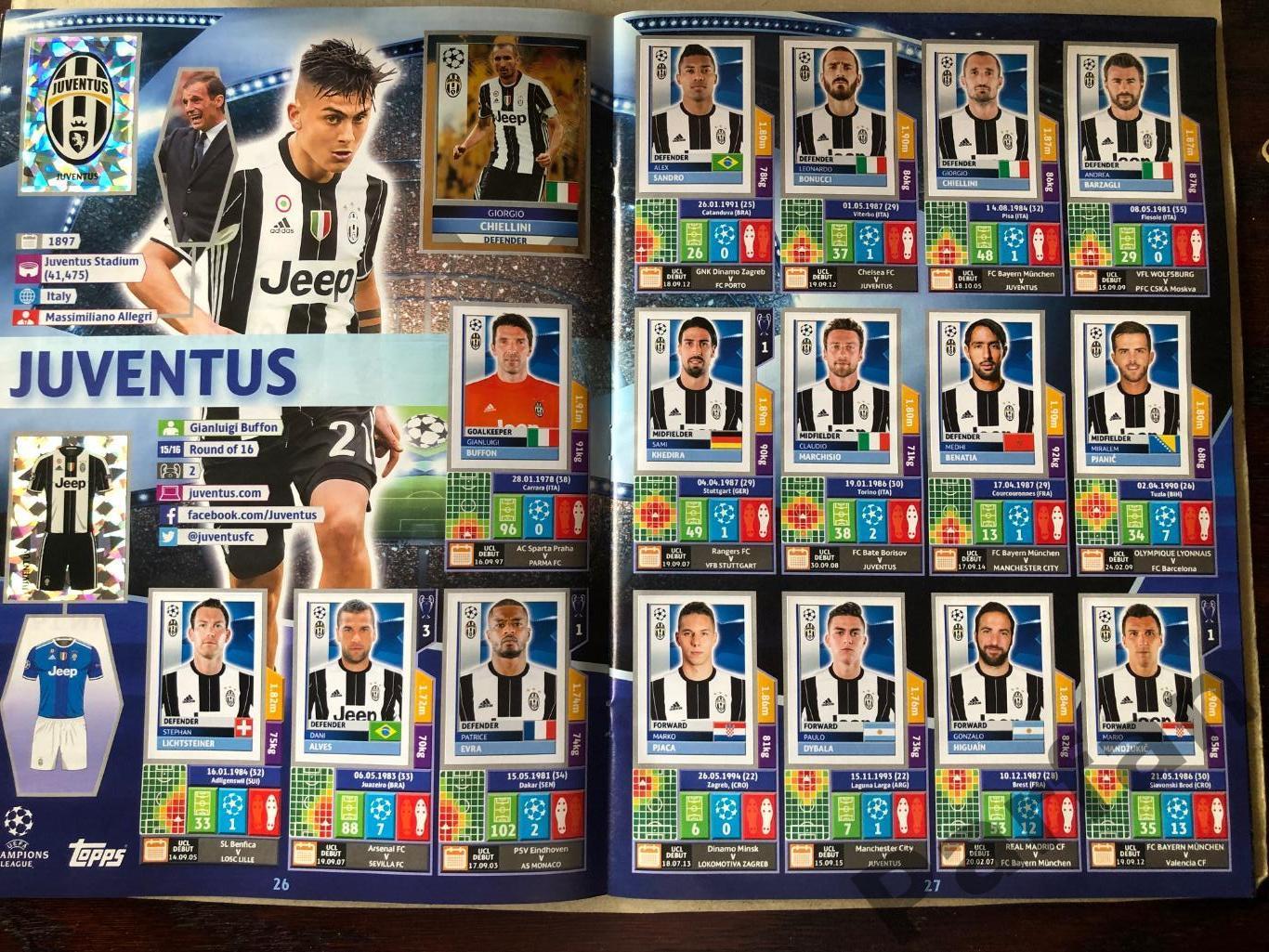 Topps/Panini Ліга Чемпіонів/Champions league 2016/17 Динамо Київ 4