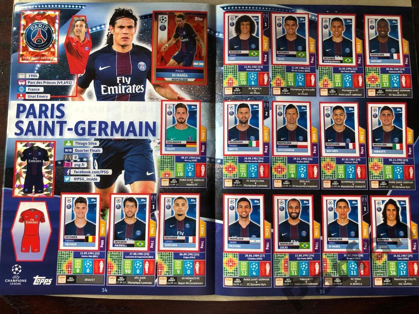 Topps/Panini Ліга Чемпіонів/Champions league 2016/17 Динамо Київ 6