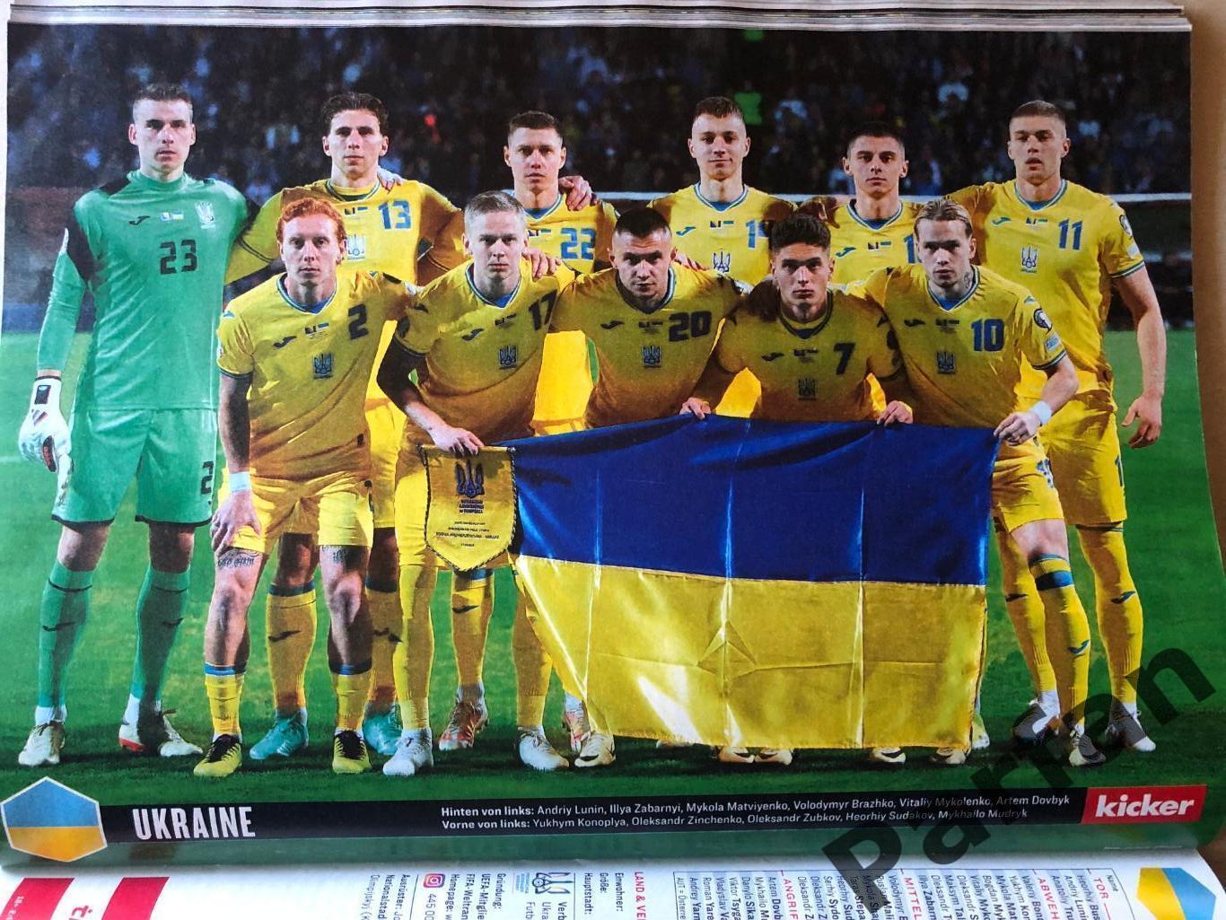 Футбол, Кікер/Kicker ЕВРО 2024 Спецвипуск Україна 6