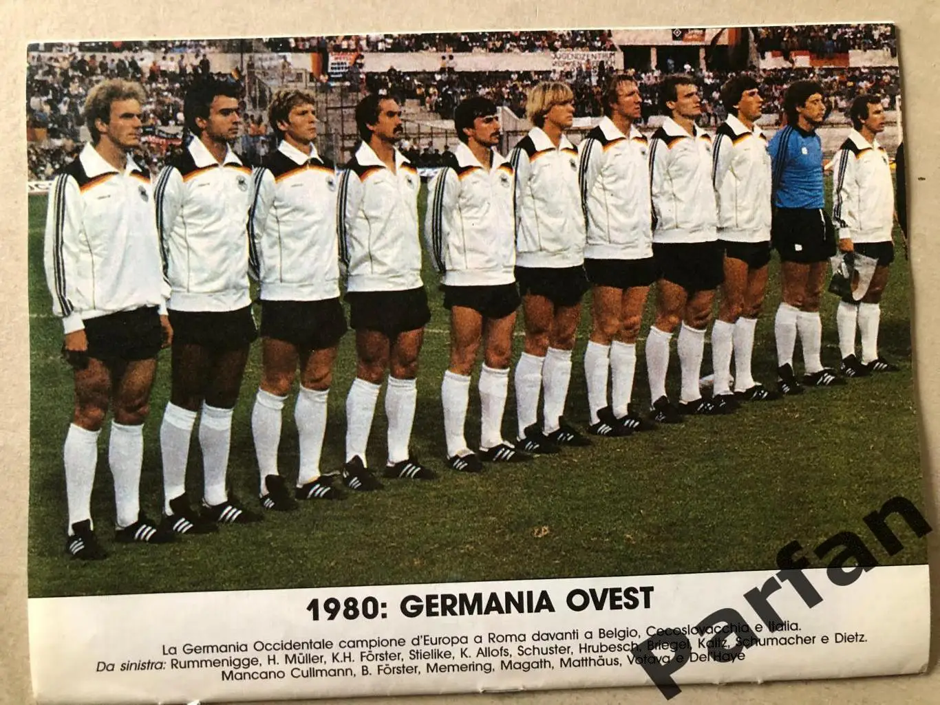 Guerin Sportivo Чемпіонат Європи 1980 ФРН/Німеччина