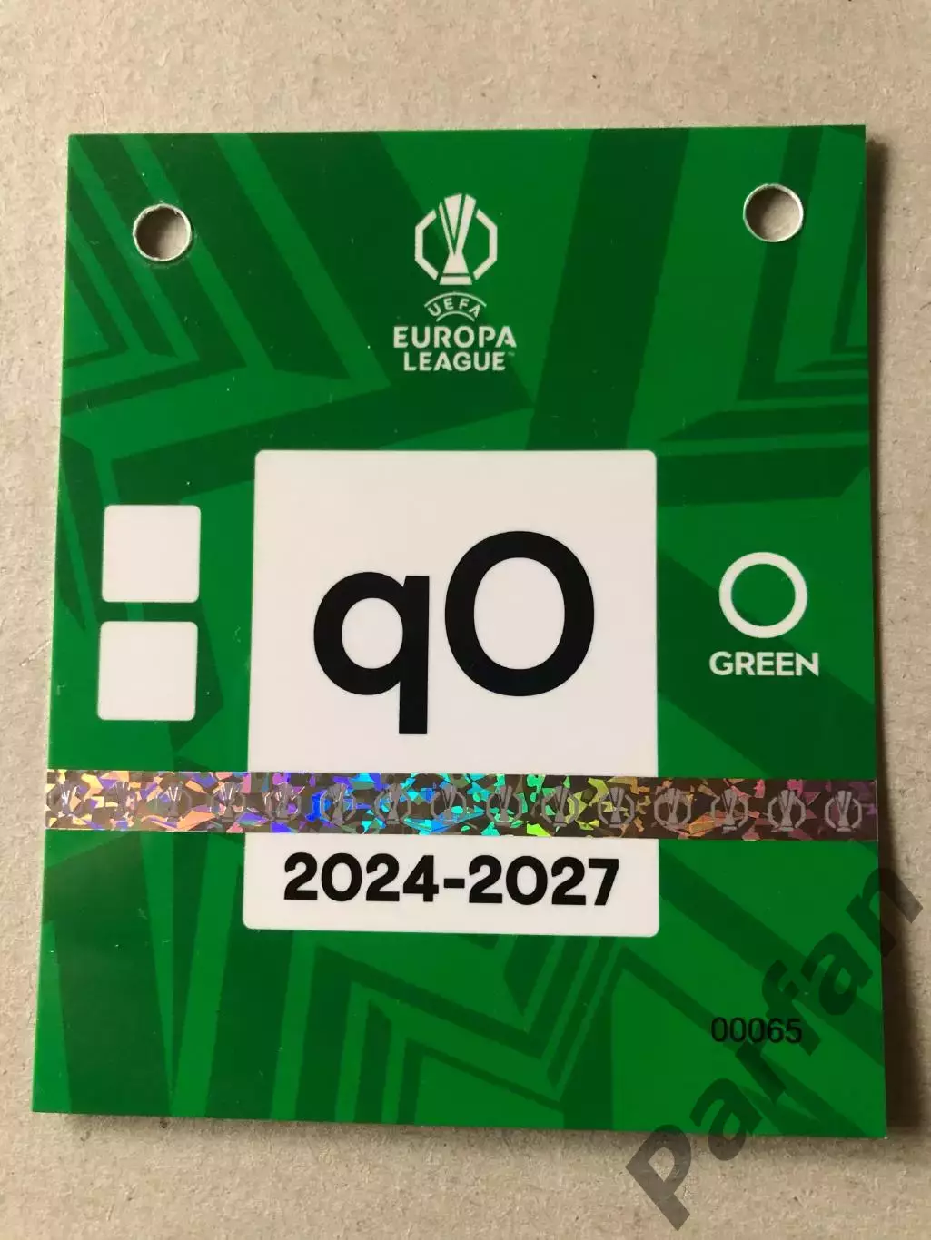 Бейдж/Пропуск Рома - Динамо Київ 2024