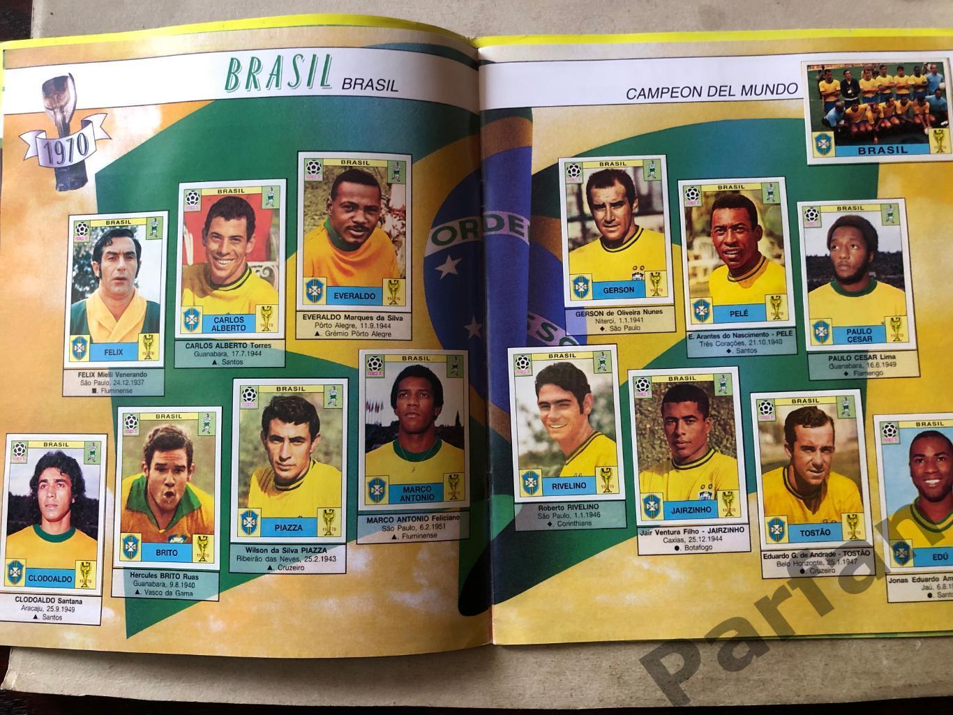 Паніні/Panini Історія Чемпіонатів Світу Світу/World Cup Story 1990 2