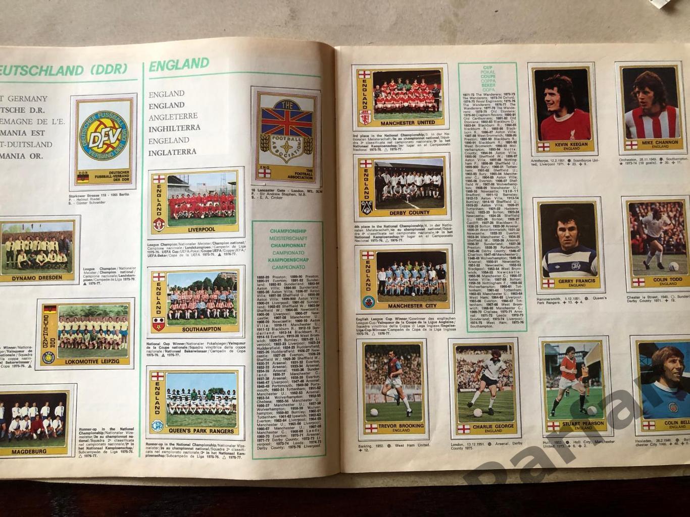 Паніні/Panini ЄвроФутбол/EuroFootball 1977 3