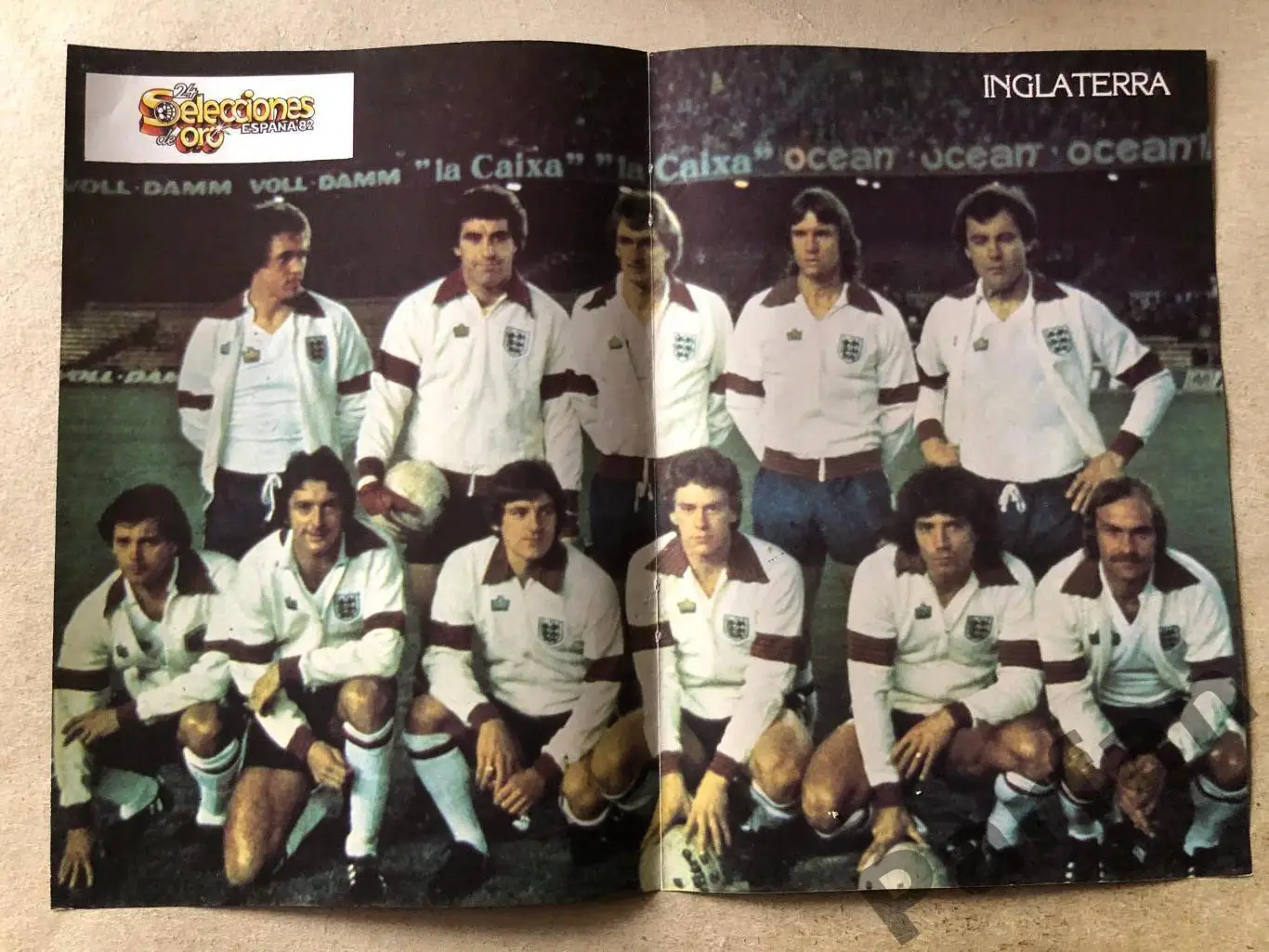 Постер Selecciones de Oro Англія 1982