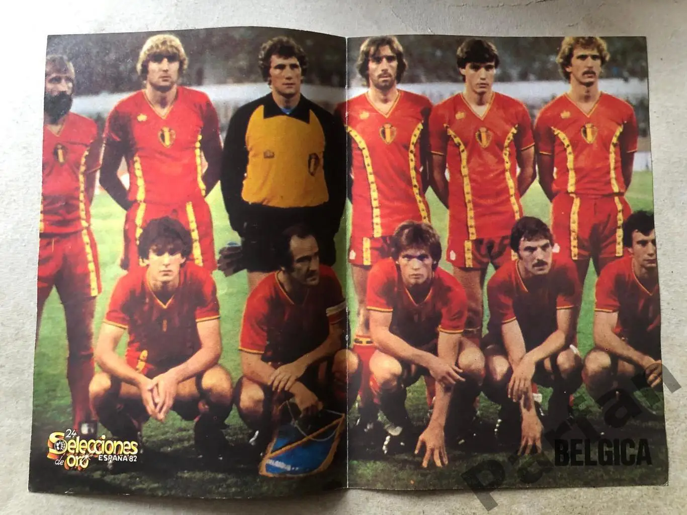 Постер Selecciones de Oro Бельгія 1982