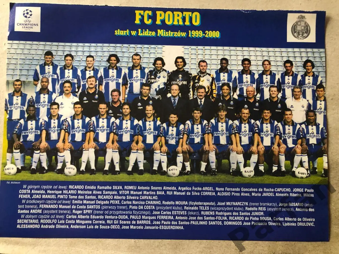 Pilka Nozna Постер Порто