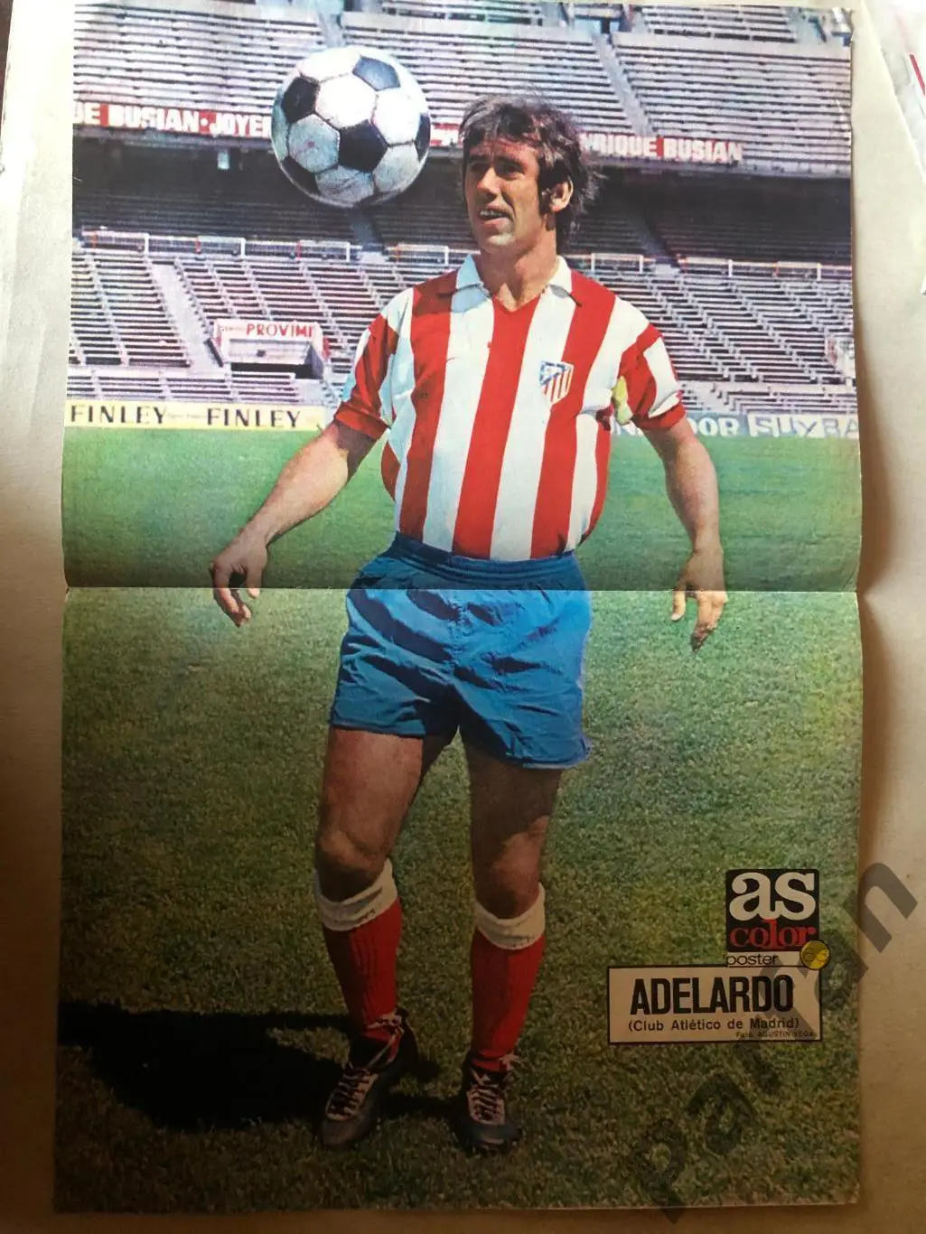 Футбол, AS Color Постер Аделардо Родрігес Атлетико Мадрид