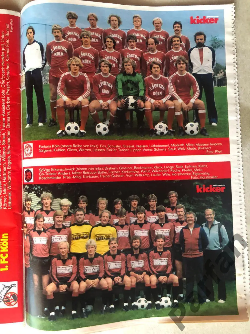 Футбол, Кікер/Kicker 1980 №33 Кельн 4