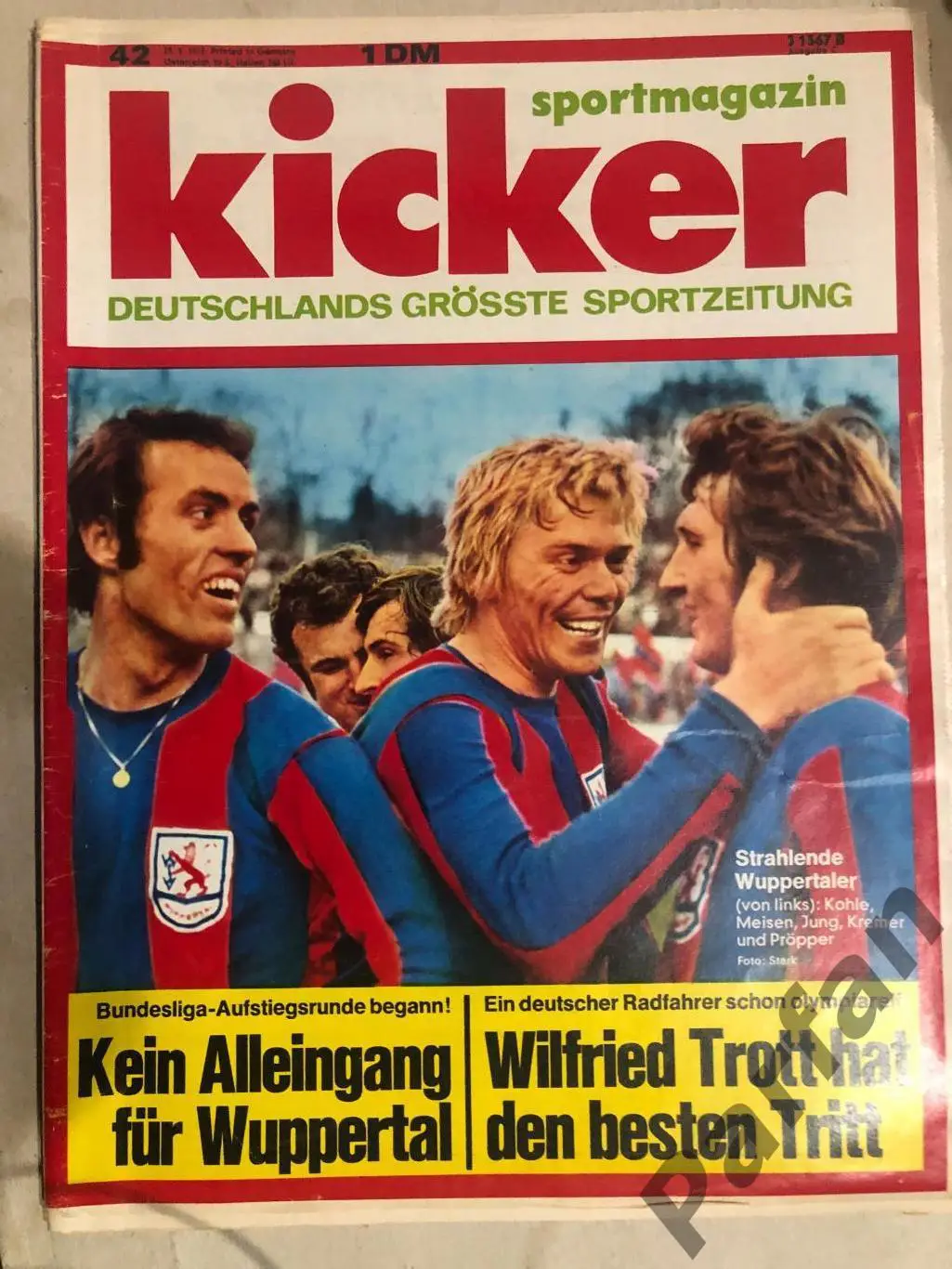 Футбол, Кікер/Kicker 1972 №42
