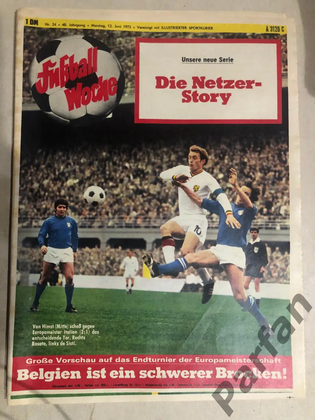 Fusball Woche/Kicker 1972