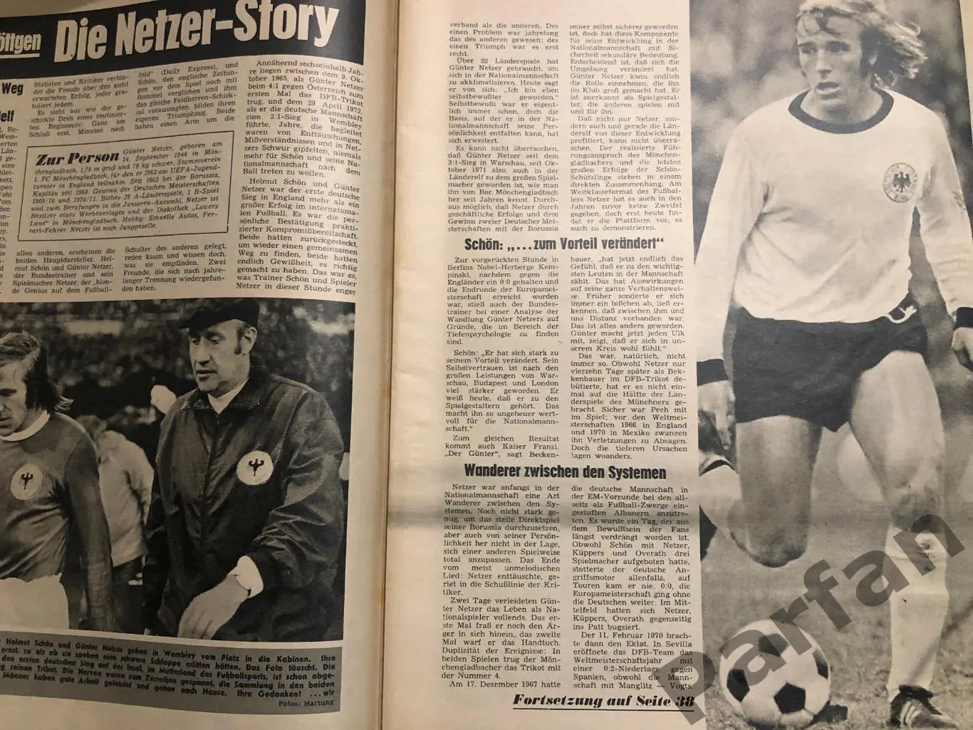 Fusball Woche/Kicker 1972 1