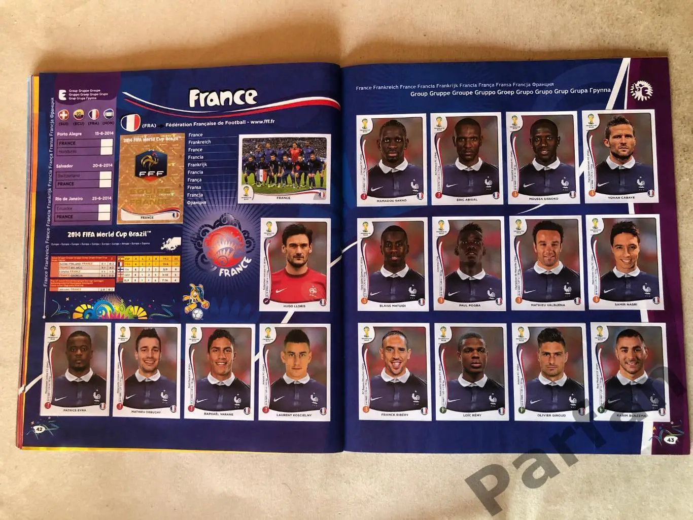 Паніні/Panini Чемпіонат Світу/World Cup 2014 7