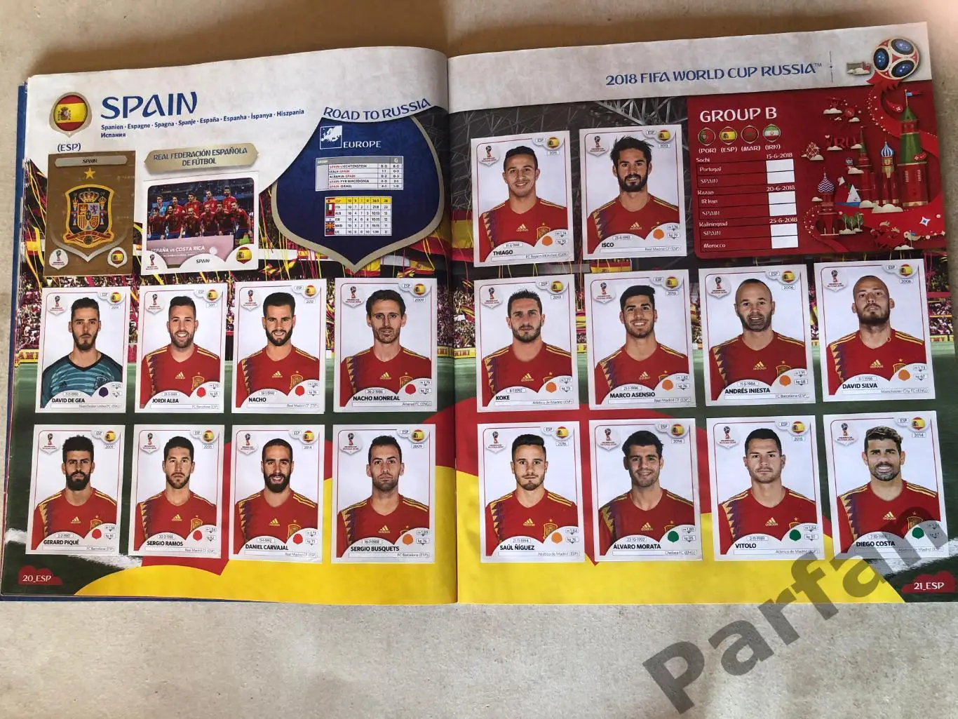 Паніні/Panini Чемпіонат Світу/World Cup 2018 1