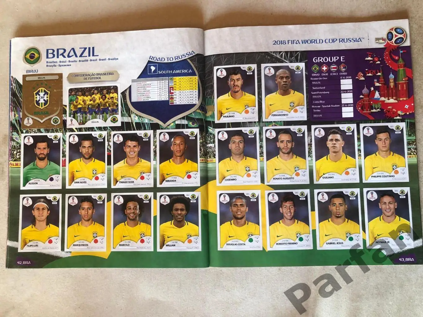 Паніні/Panini Чемпіонат Світу/World Cup 2018 5