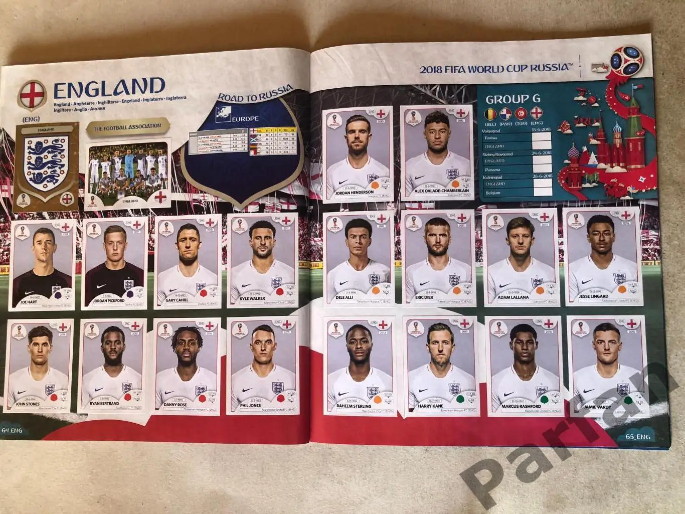 Паніні/Panini Чемпіонат Світу/World Cup 2018 7