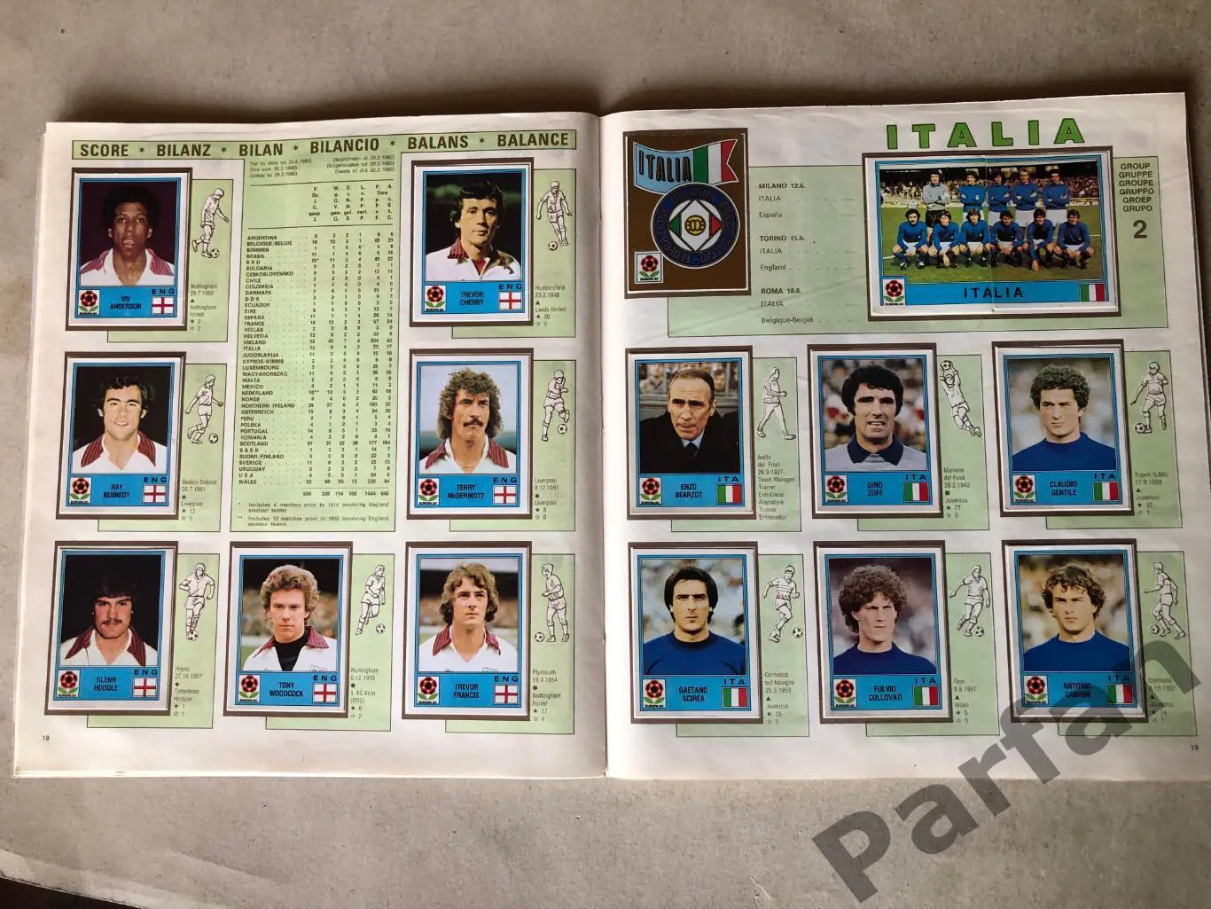 Паніні/Panini Чемпіонат Європи/EURO 1980 5