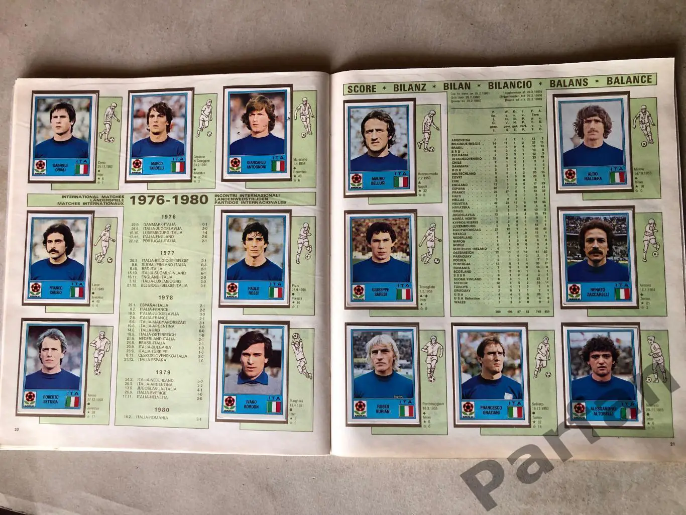 Паніні/Panini Чемпіонат Європи/EURO 1980 6