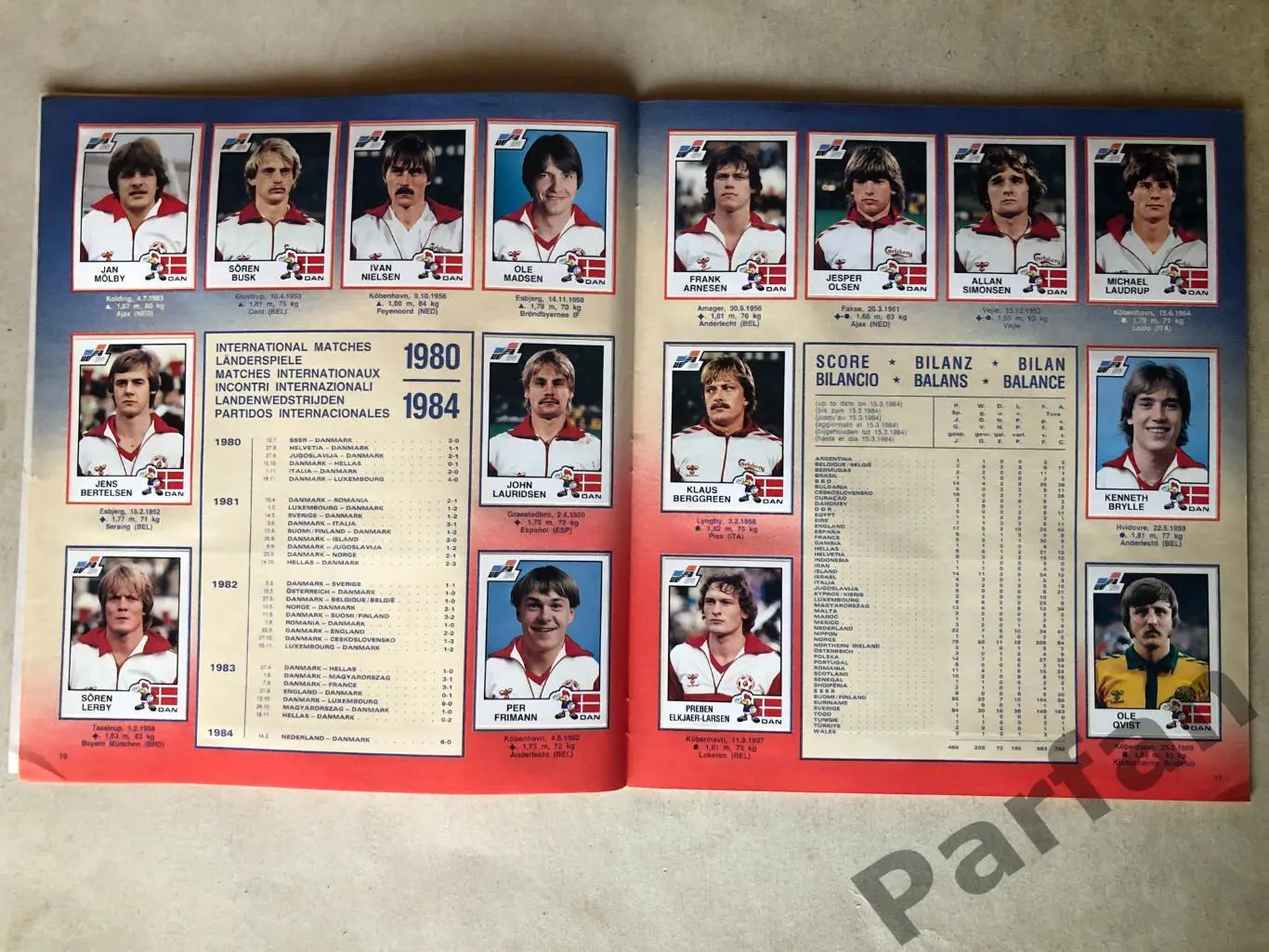 Паніні/Panini Чемпіонат Європи/EURO 1984 3