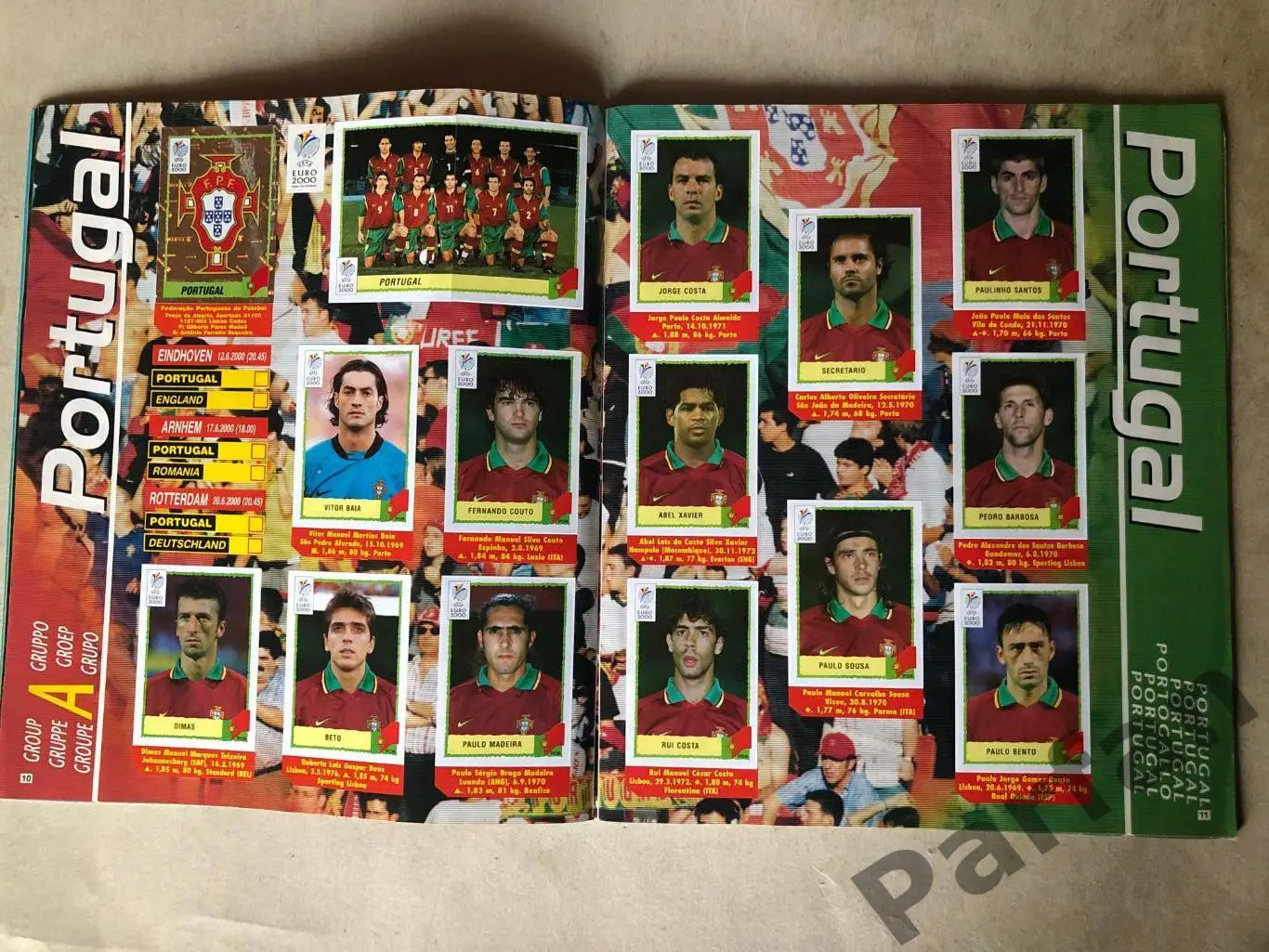 Паніні/Panini Чемпіонат Європи/EURO 2000 2