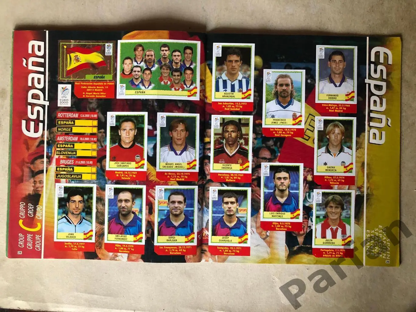 Паніні/Panini Чемпіонат Європи/EURO 2000 6