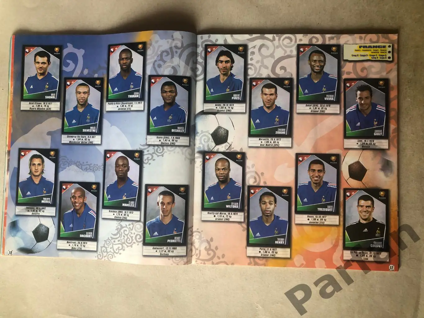Паніні/Panini Чемпіонат Європи/EURO 2004 4