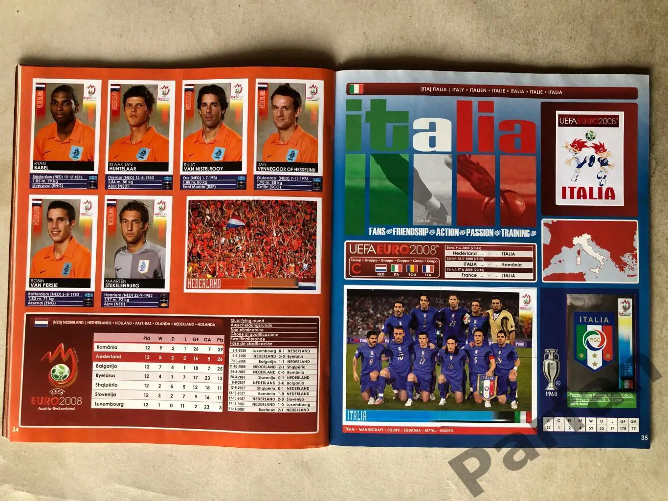 Паніні/Panini Чемпіонат Європи/EURO 2008 3