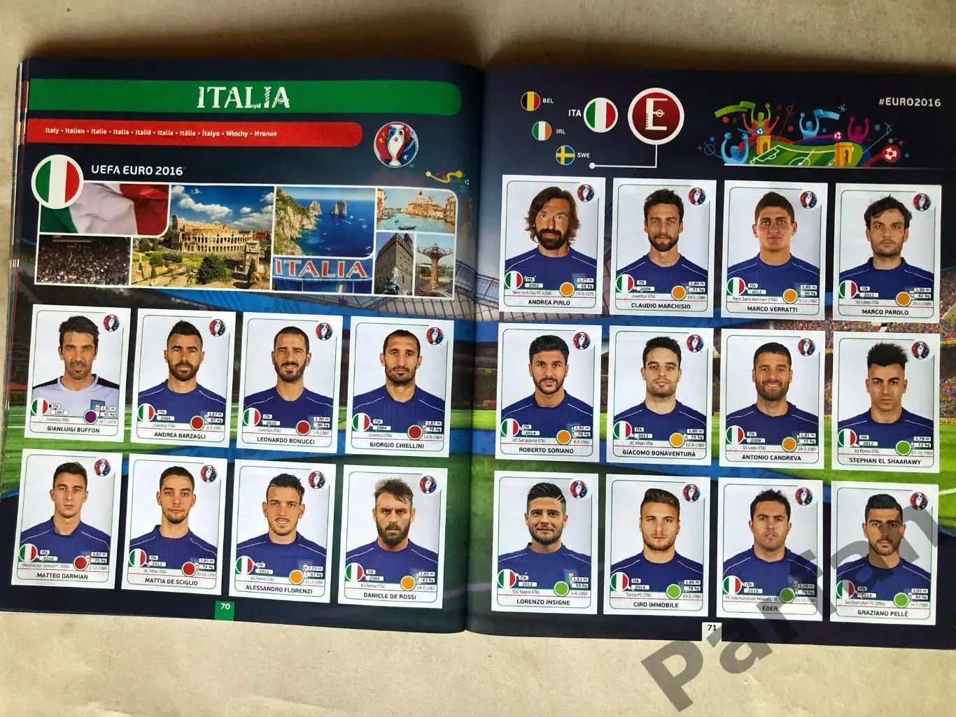 Паніні/Panini Чемпіонат Європи/EURO 2016 5