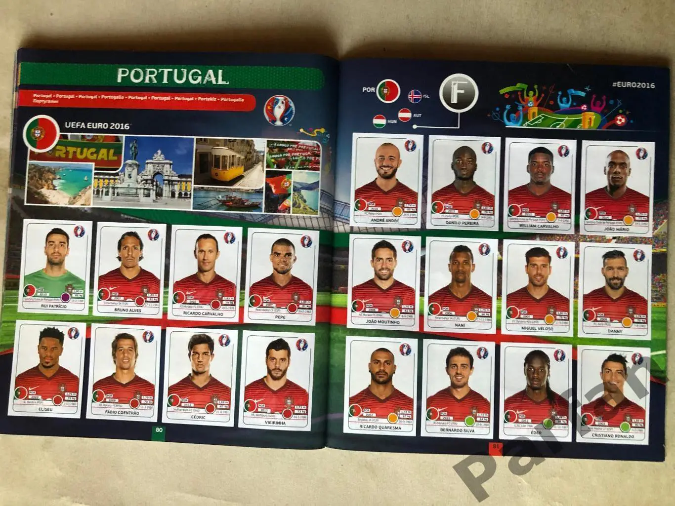 Паніні/Panini Чемпіонат Європи/EURO 2016 6