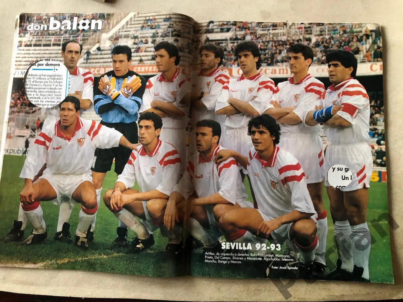Журнал Don Balon 1993 Севілья Марадона 1