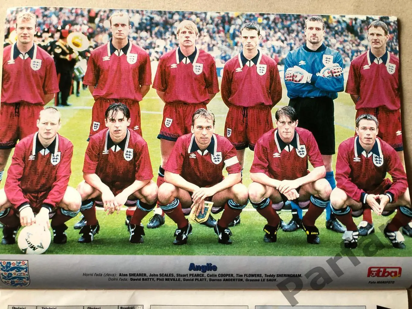 Журнал Fotbal 1996 Чемпіонат Європи Спецвипуск 1