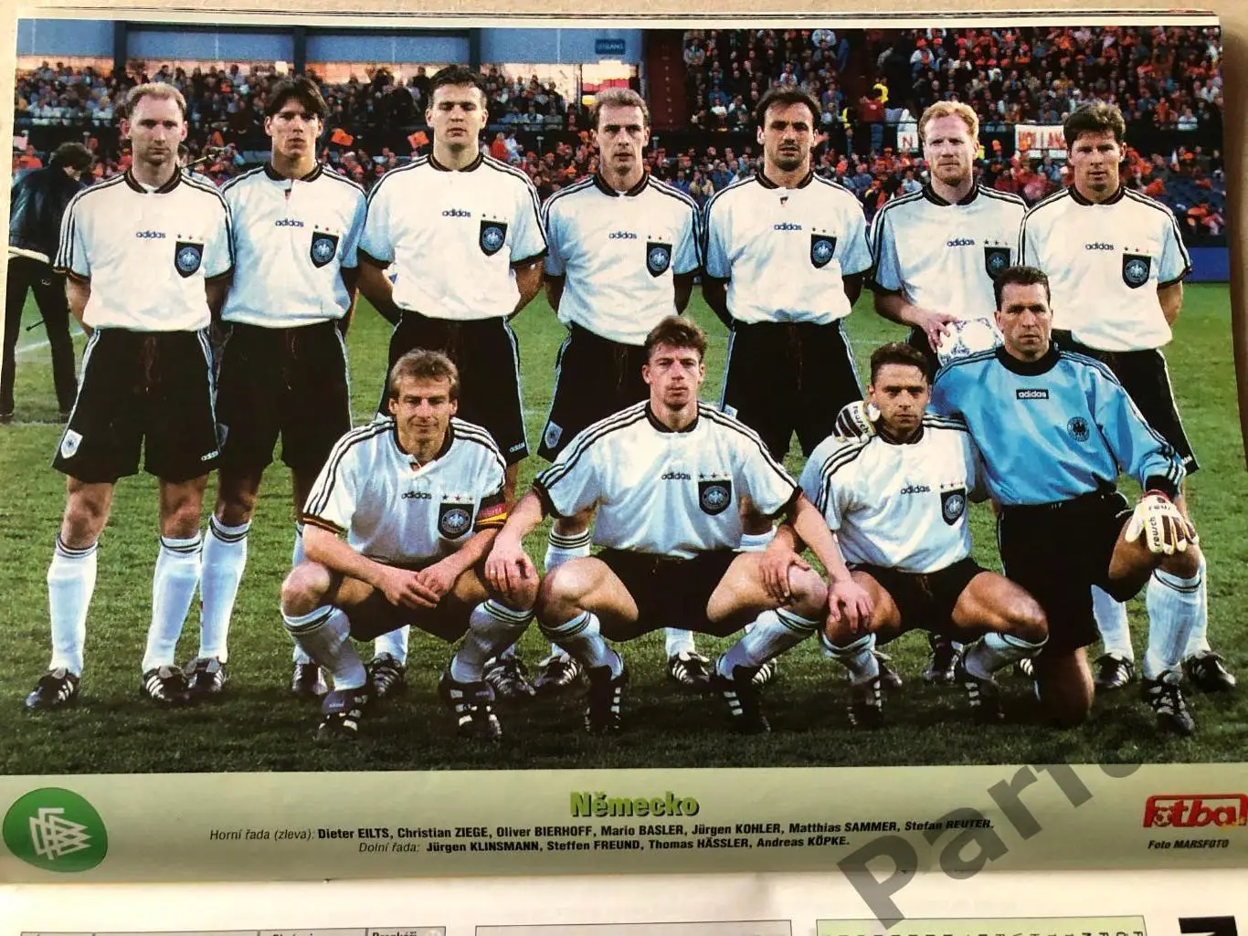 Журнал Fotbal 1996 Чемпіонат Європи Спецвипуск 7