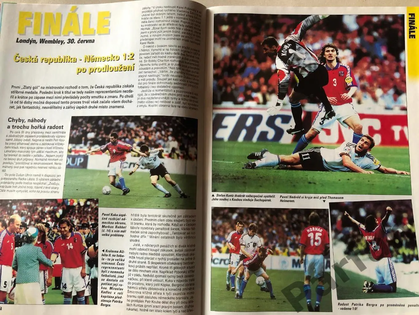 Журнал Fotbal 1996 Чемпіонат Європи Спецвипуск Підсумки/Хроніка 3