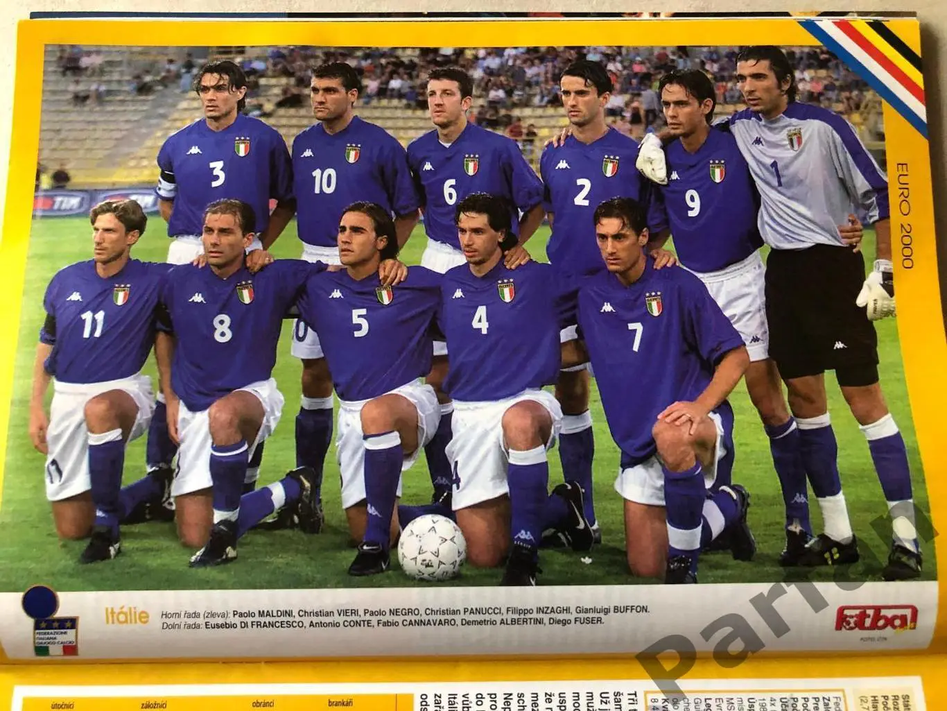 Журнал Fotbal 2000 Чемпіонат Європи Спецвипуск 4