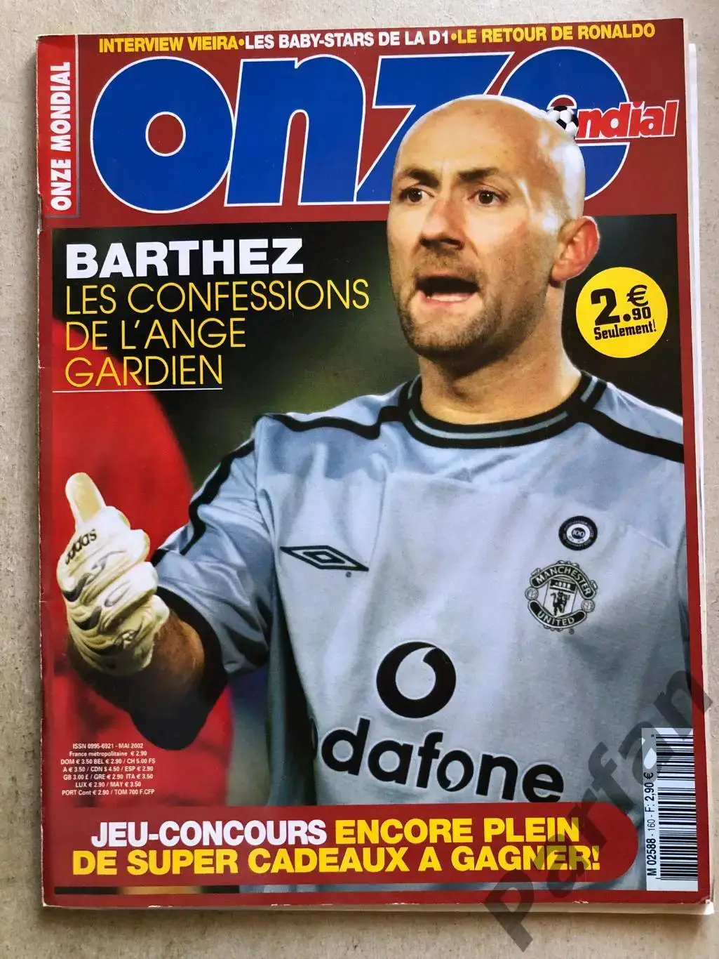 Журнал ONZE 2002 Постер Англія 1