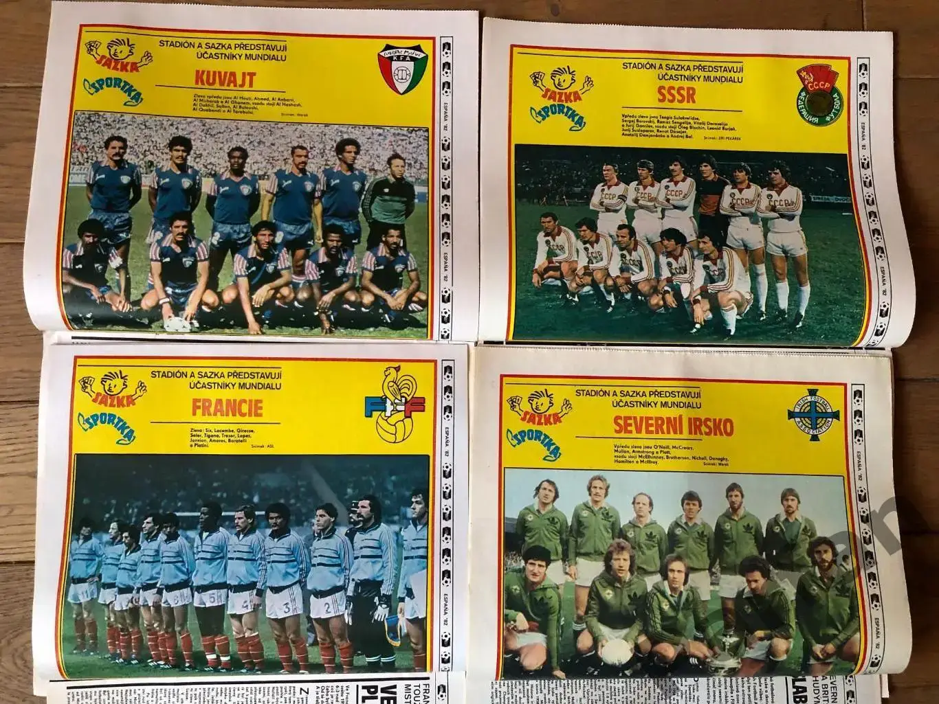 Stadion Чемпіонат Світу 1982 лот 25 журналів 3