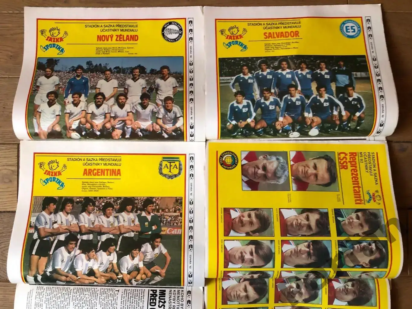 Stadion Чемпіонат Світу 1982 лот 25 журналів 5