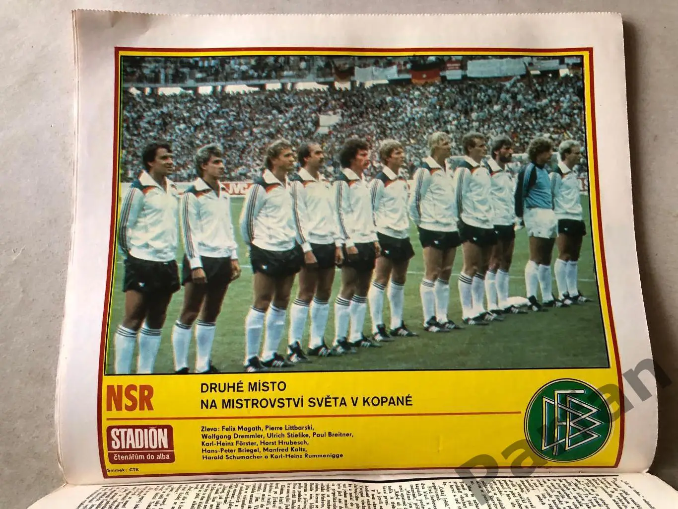 Стадіон/Stadion 1982 №33 ФРН 1