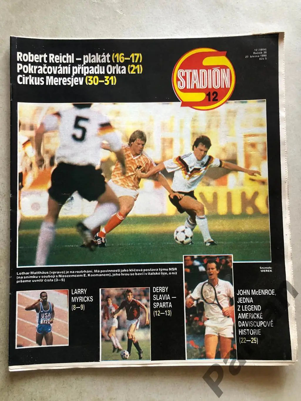 Стадіон/Stadion 1990 №12 ФРН Колумбія