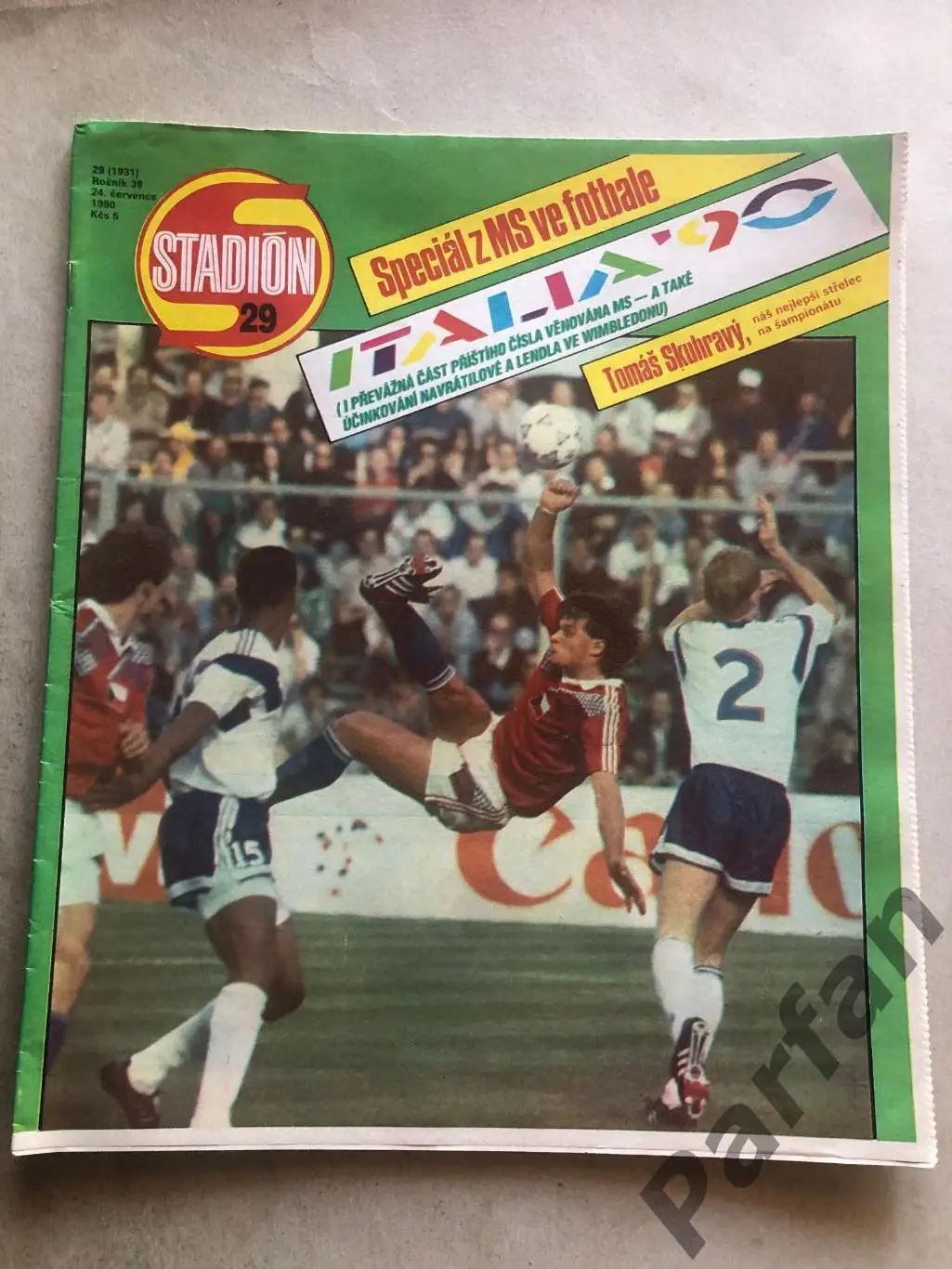 Стадіон/Stadion 1990 №29 ЧССР/Чехословакія