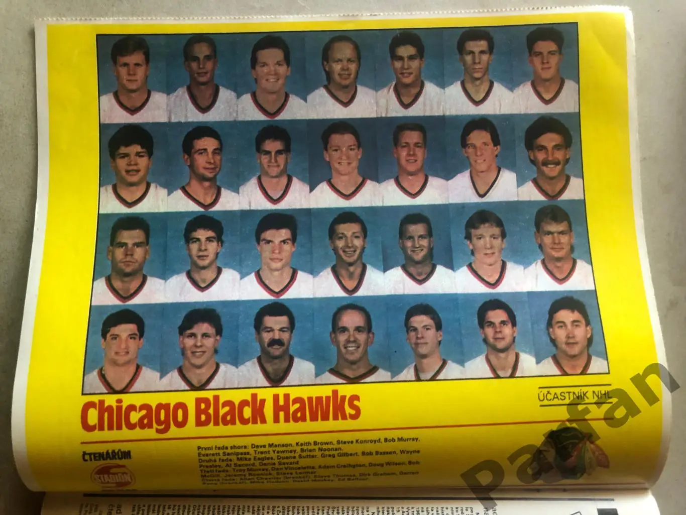 Стадіон/Stadion 1990 №35 Чикаго Блекгокс 1