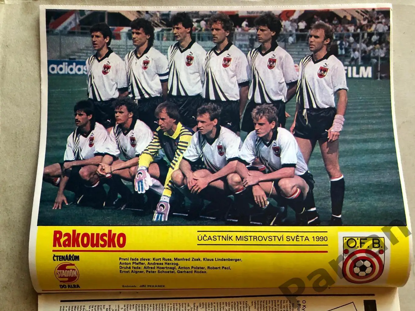 Стадіон/Stadion 1990 №45 Австрія Лінекер 1