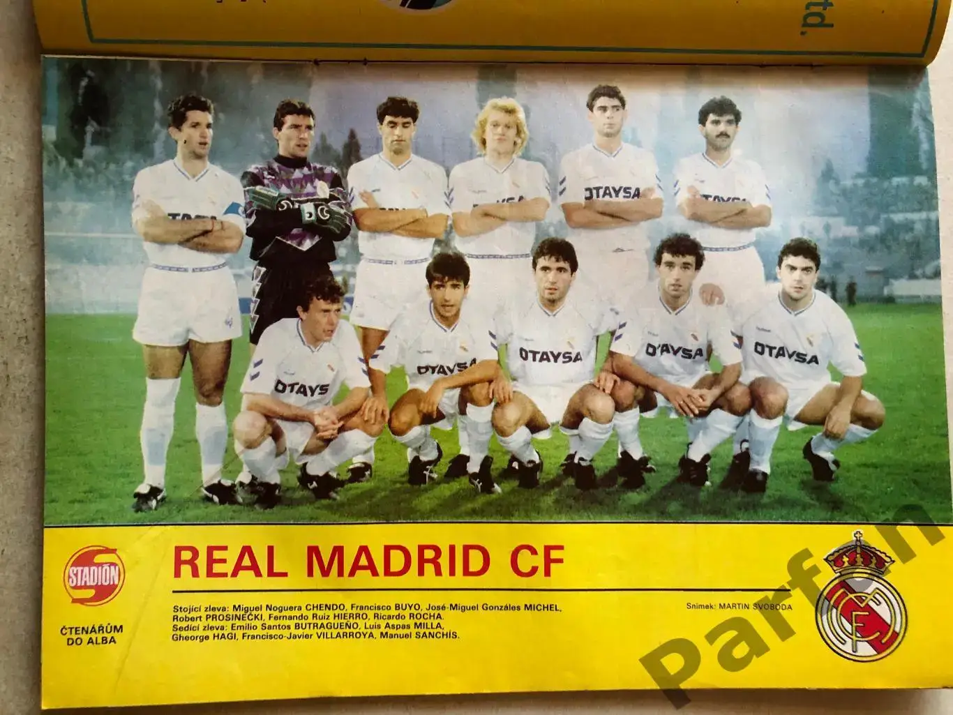 Стадіон/Stadion 1992 №9 Реал Мадрид 1