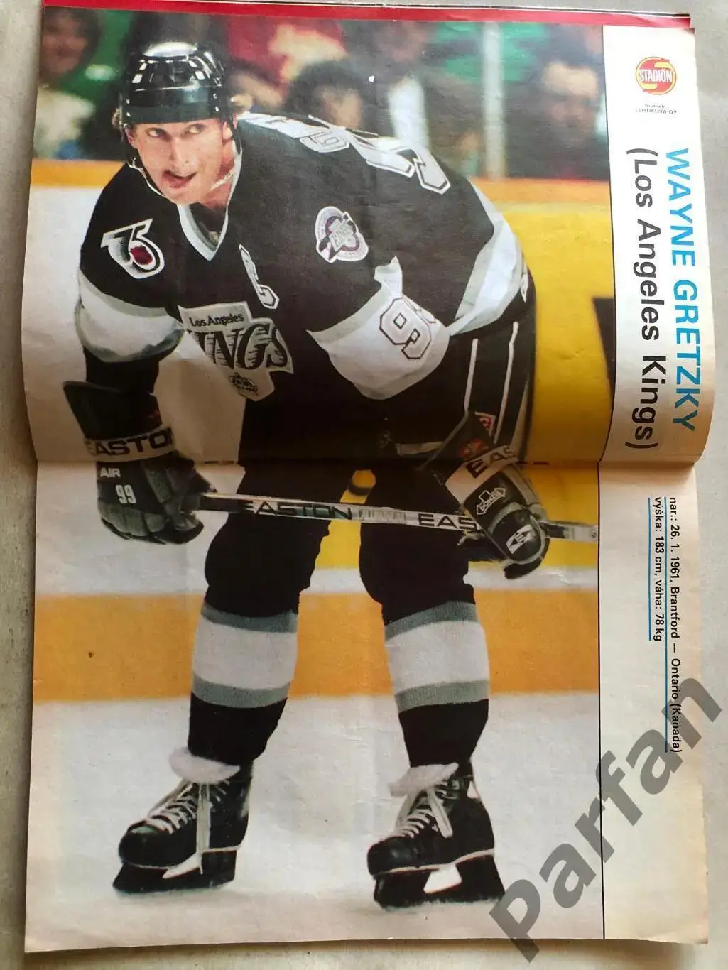 Стадіон/Stadion 1992 №17 Вейн Грецкі 2