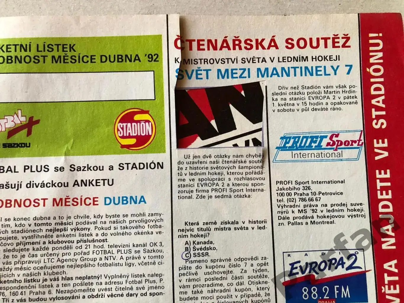 Стадіон/Stadion 1992 №17 Вейн Грецкі 4