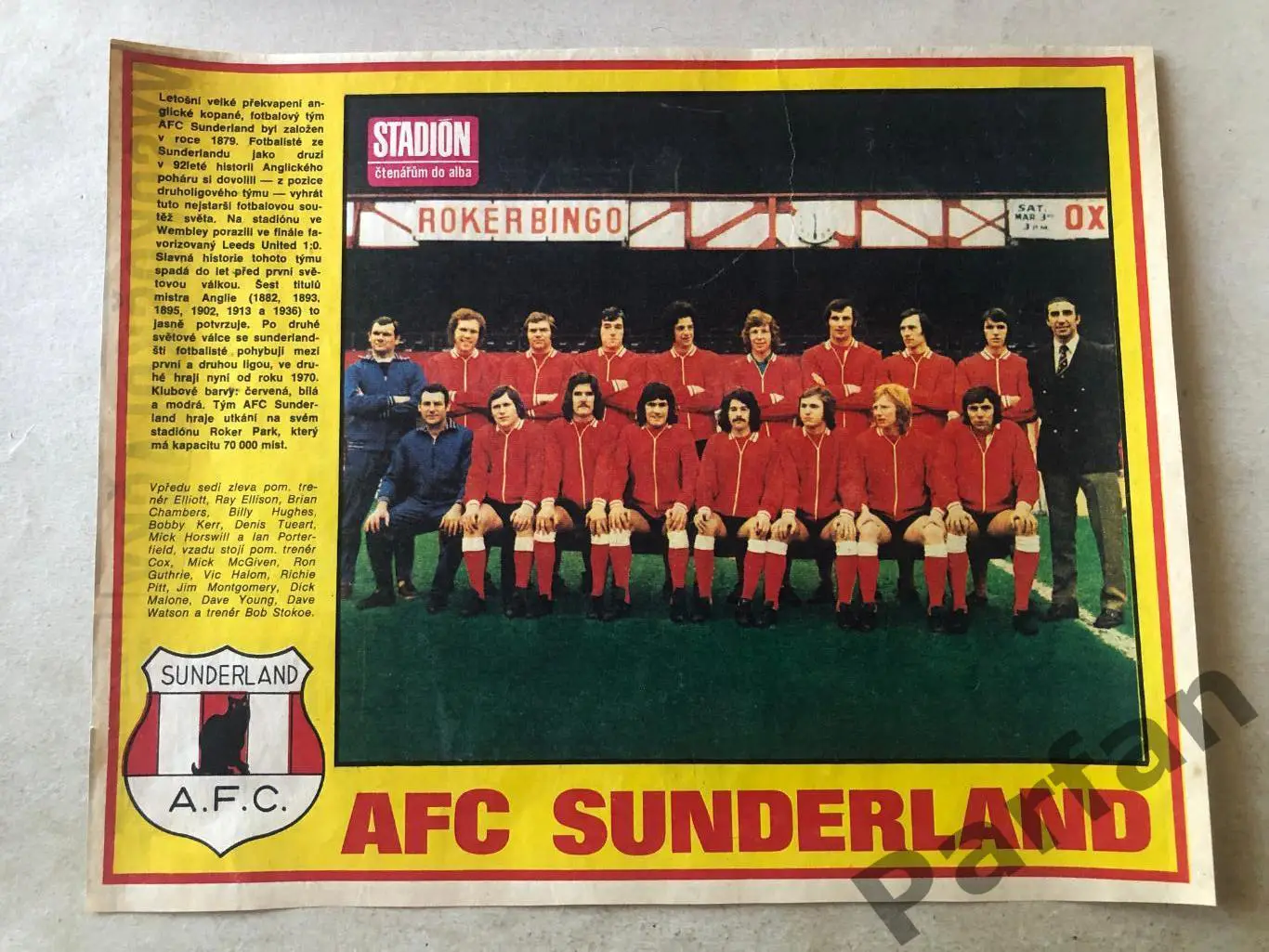 Stadion Постер Сандерленд 1